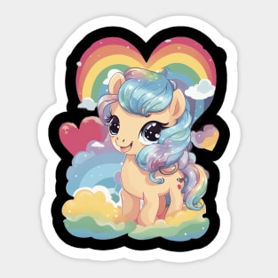 Forever Love Pony Sticker